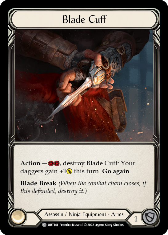 Blade Cuff [OUT141] (Outsiders) Cold Foil 