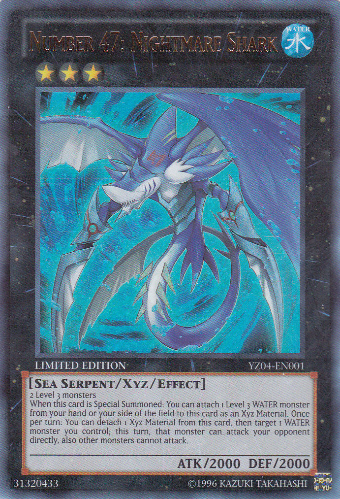 Number 47: Nightmare Shark [YZ04-EN001] Ultra Rare 