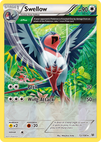 Swellow (72/108) [XY: Roaring Skies] 