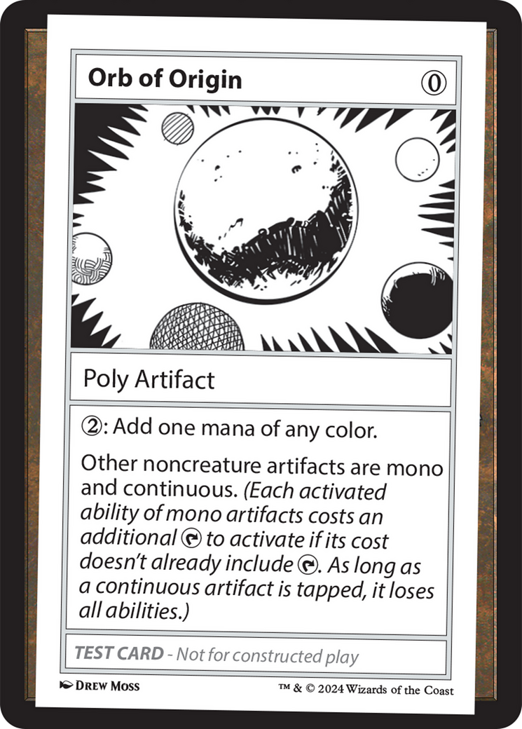 Orb of Origin [Mystery Booster 2 Playtest Cards] 