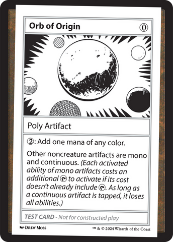 Orb of Origin [Mystery Booster 2 Playtest Cards] 