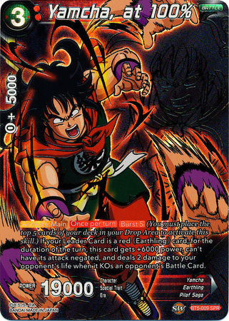 Yamcha, at 100-Percent (SPR) (BT5-009) [Miraculous Revival] 