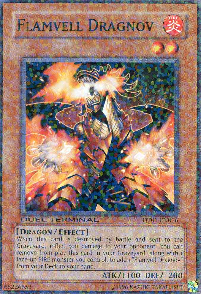 Flamvell Dragnov [DT01-EN016] Super Rare 
