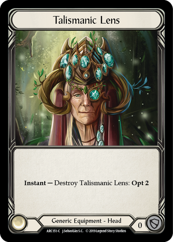 Talismanic Lens [ARC151-C] (Arcane Rising) 1st Edition Cold Foil 