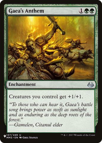 Gaea's Anthem (MM3) [The List Reprints] 