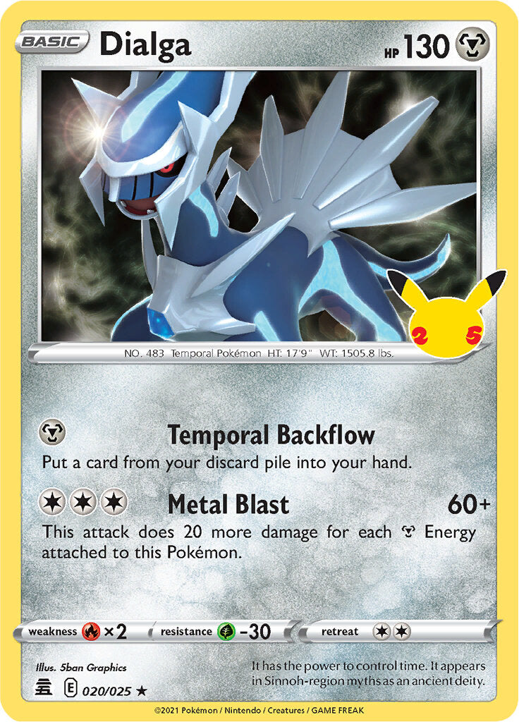 Dialga (020/025) [Celebrations: 25th Anniversary] 
