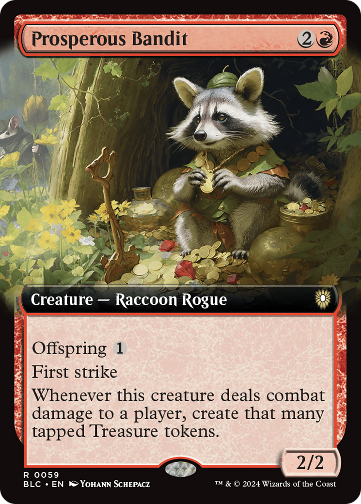 Prosperous Bandit (Extended Art) [Bloomburrow Commander] 