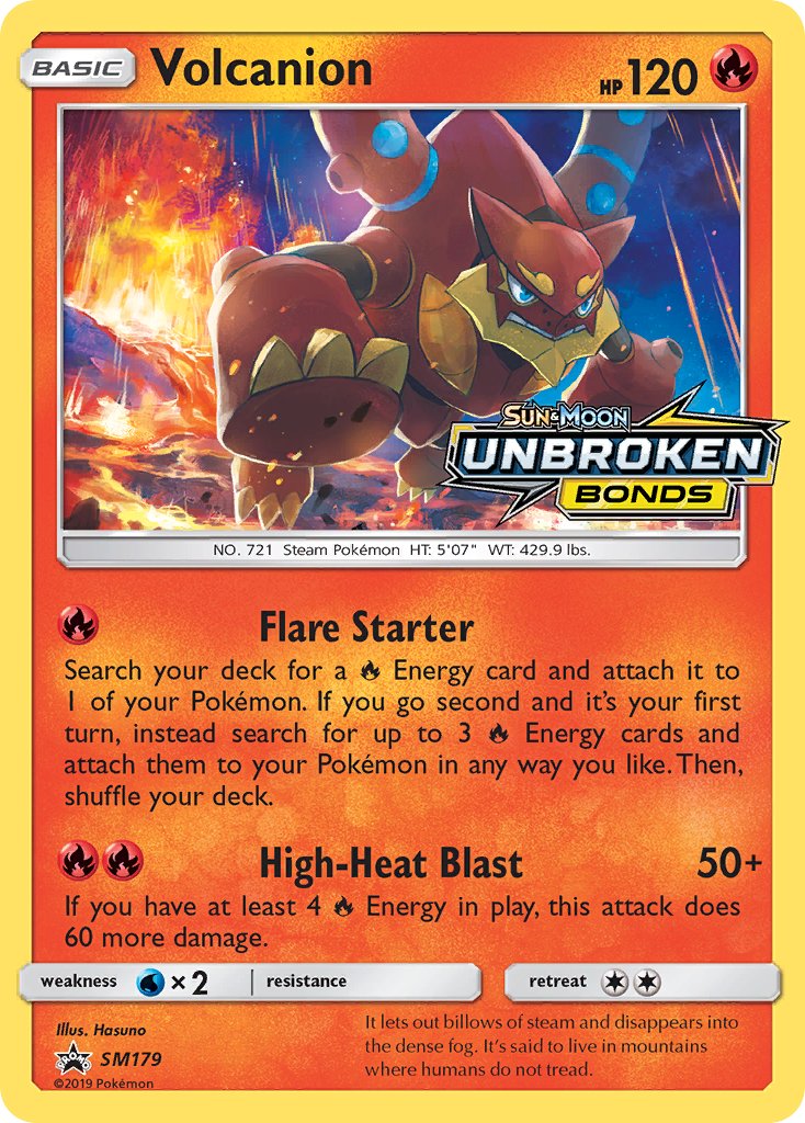 Volcanion (SM179) [Sun &amp; Moon: Black Star Promos] 