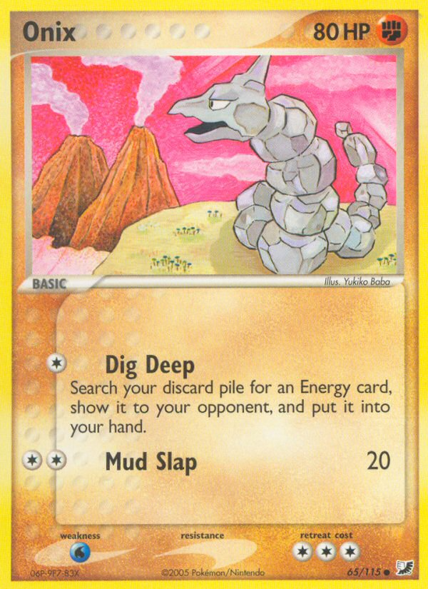 Onix (65/115) [EX: Unseen Forces] 