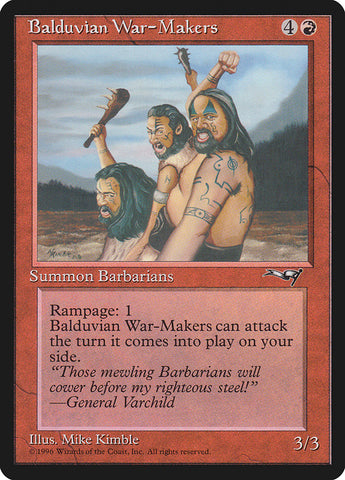 Balduvian War-Makers (Treeline Background) [Alliances] 