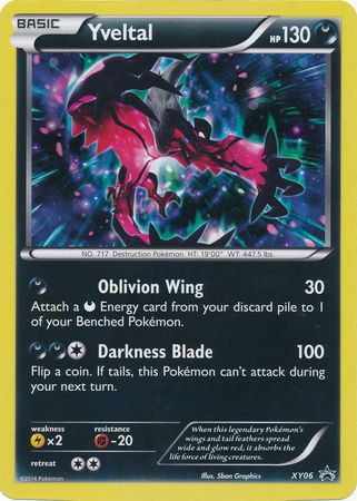 Yveltal (XY06) (Jumbo Card) [XY: Black Star Promos] 