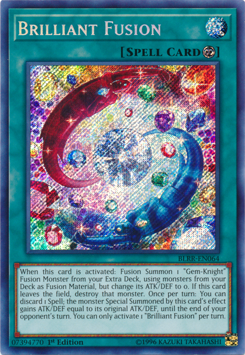 Brilliant Fusion [BLRR-EN064] Secret Rare 