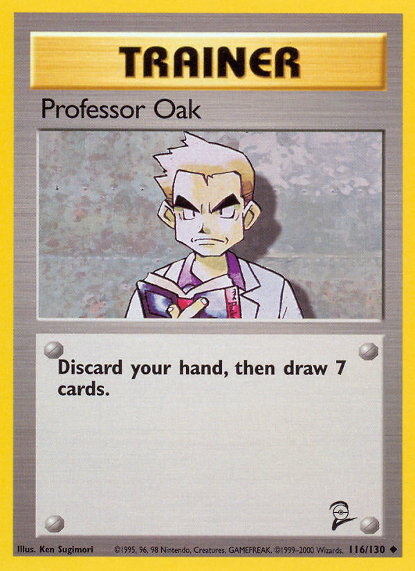 Professor Oak (116/130) [Base Set 2] 
