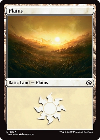 Plains (0277) [Tarkir: Dragonstorm] 