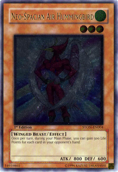 Neo-Spacian Air Hummingbird [STON-EN004] Ultimate Rare 