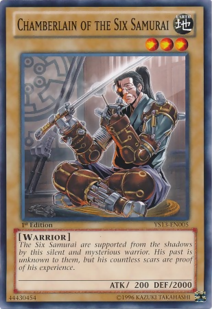 Chamberlain of the Six Samurai [YS13-EN005] Common 