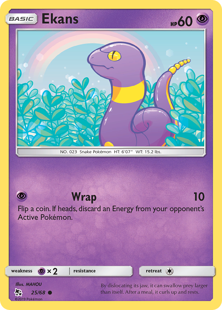Ekans (25/68) [Sun &amp; Moon: Hidden Fates] 