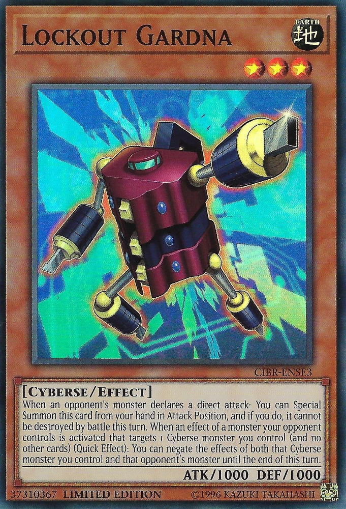 Lockout Gardna [CIBR-ENSE3] Super Rare 
