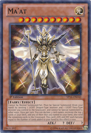 Ma'at [SP14-EN042] Starfoil Rare 