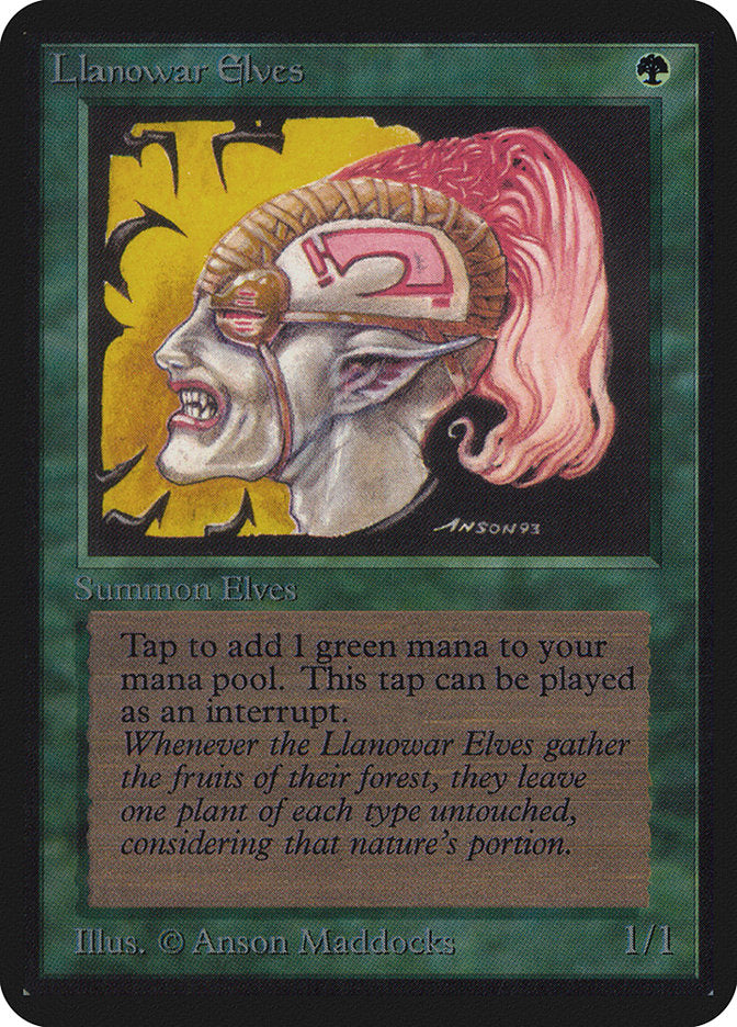 Llanowar Elves [Alpha Edition] 