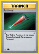 Full Heal (82/102) (Shadowless) [Base Set 1st Edition] 