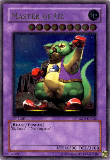 Master of OZ [SOD-EN035] Ultimate Rare 