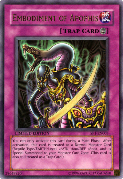 Embodiment of Apophis [SP1-EN003] Ultra Rare 