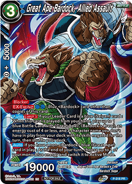Great Ape Bardock, Allied Assault (P-318) [Tournament Promotion Cards] 