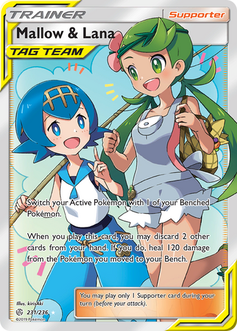 Mallow &amp; Lana (231/236) [Sun &amp; Moon: Cosmic Eclipse] 