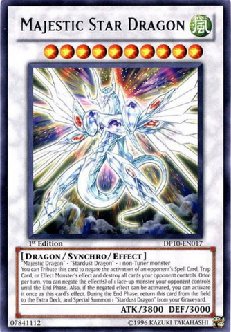 Majestic Star Dragon [DP10-EN017] Rare 