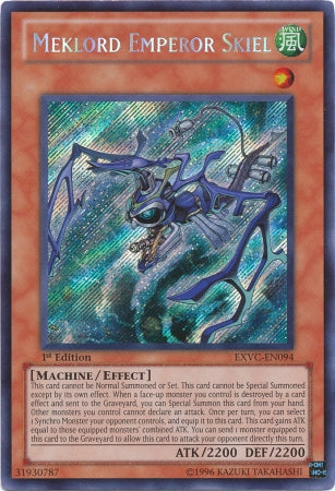 Meklord Emperor Skiel [EXVC-EN094] Secret Rare 