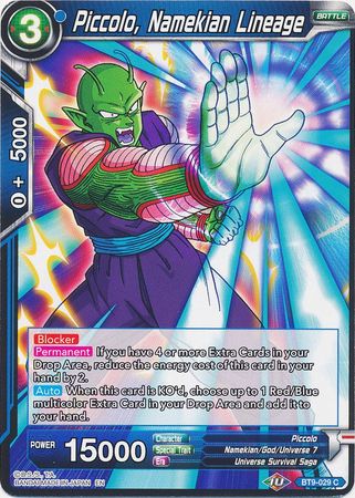 Piccolo, Namekian Lineage (BT9-029) [Universal Onslaught] 