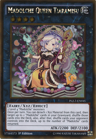 Madolche Queen Tiaramisu [PGL2-EN045] Gold Rare 