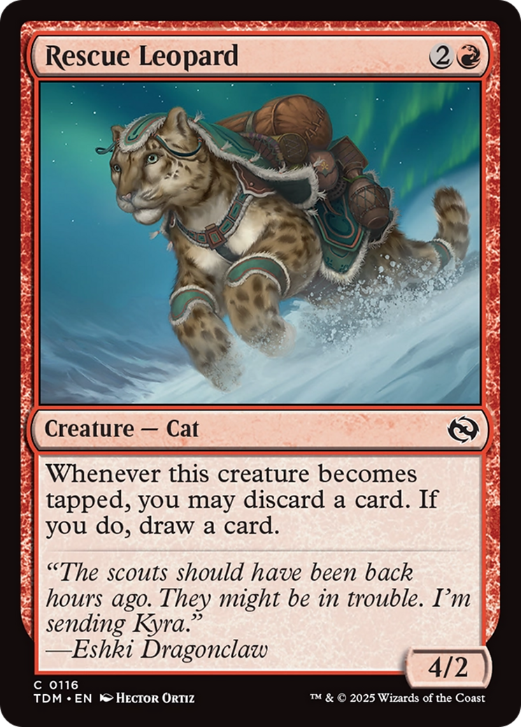 Rescue Leopard [Tarkir: Dragonstorm] 