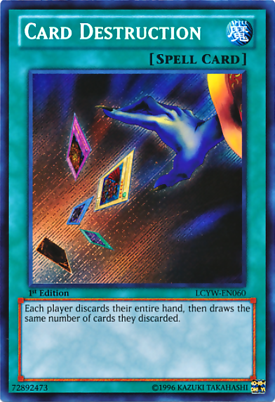 Card Destruction [LCYW-EN060] Secret Rare 