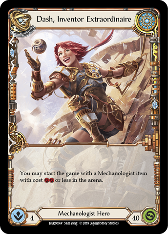 Dash, Inventor Extraordinaire [HER009-P] (Promo) 1st Edition Cold Foil 