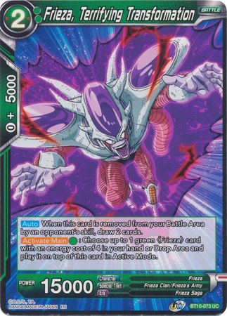 Frieza, Terrifying Transformation (BT10-073) [Rise of the Unison Warrior] 