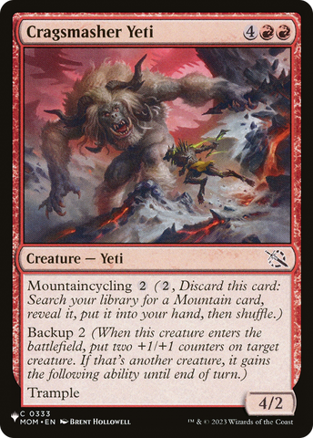 Cragsmasher Yeti [The List Reprints] 