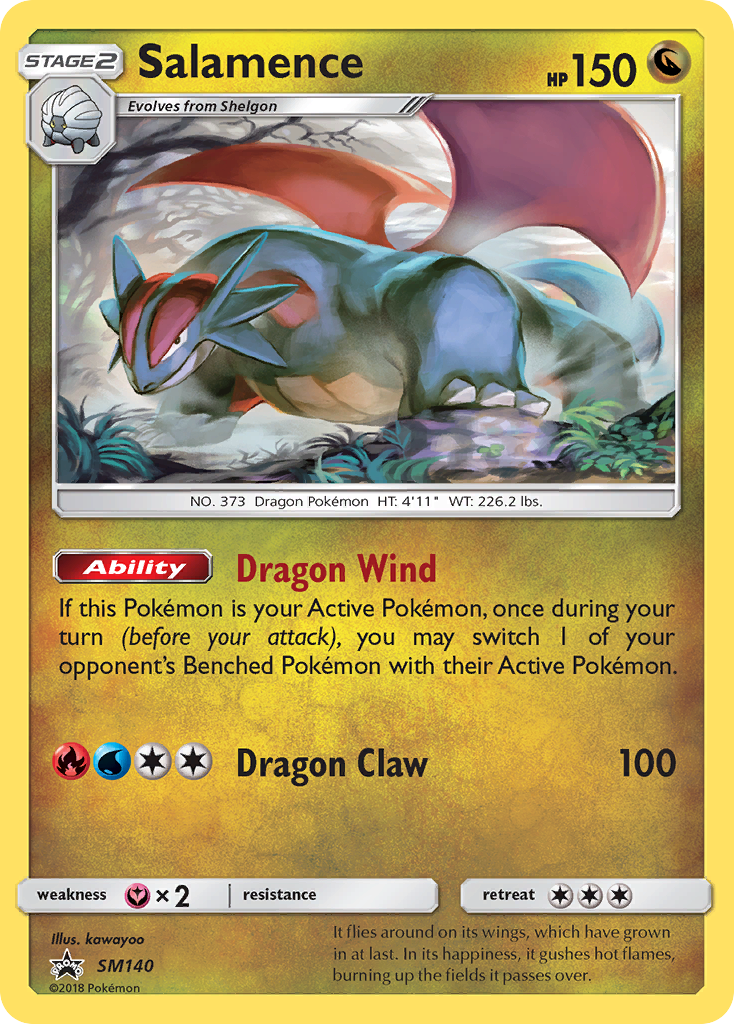 Salamence (SM140) [Sun &amp; Moon: Black Star Promos] 