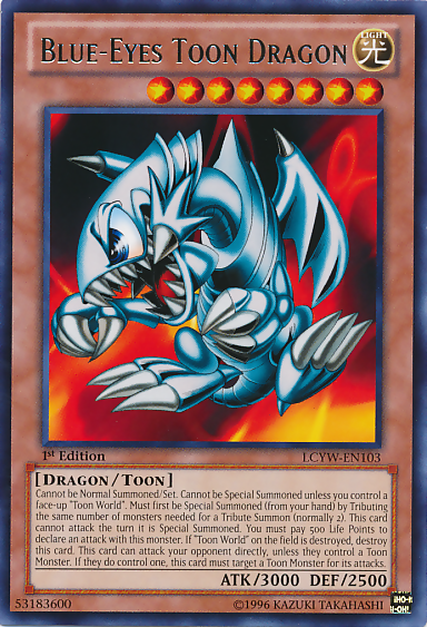 Blue-Eyes Toon Dragon [LCYW-EN103] Rare 