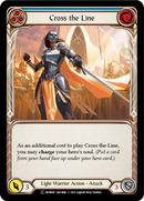 Cross the Line (Blue) [U-MON047-RF] (Monarch Unlimited) Unlimited Rainbow Foil 