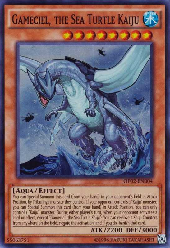 Gameciel, the Sea Turtle Kaiju [OP02-EN004] Super Rare 