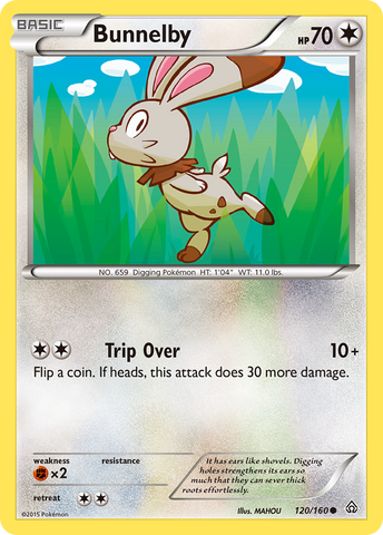Bunnelby (120/160) [XY: Primal Clash] 