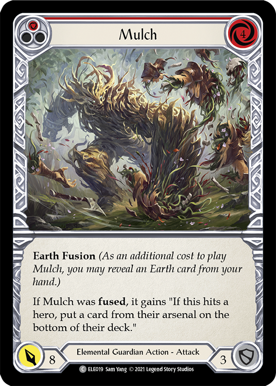 Mulch (Red) [ELE019] (Tales of Aria) 1st Edition Rainbow Foil 
