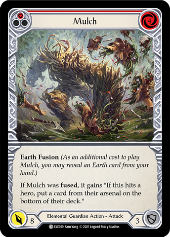 Mulch (Red) [ELE019] (Tales of Aria) 1st Edition Rainbow Foil 