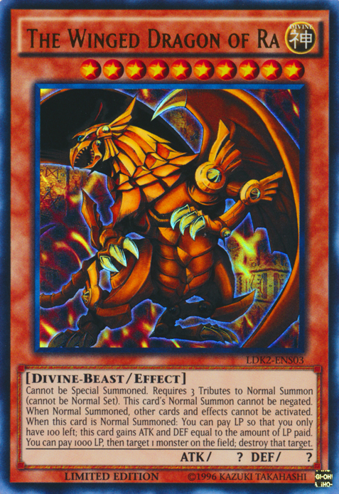The Winged Dragon of Ra [LDK2-ENS03] Ultra Rare 