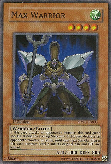 Max Warrior [SOVR-EN003] Super Rare 