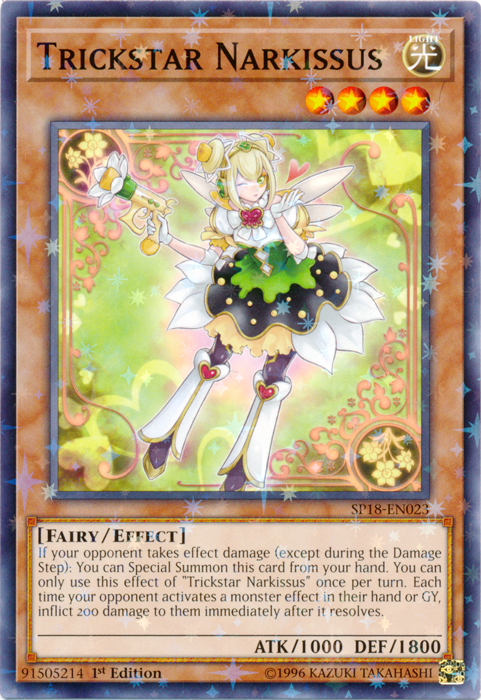 Trickstar Narkissus [SP18-EN023] Starfoil Rare 