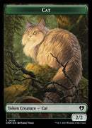 Eldrazi // Cat (0030) Double-Sided Token [Commander Masters Tokens] 