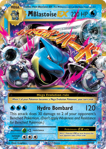 M Blastoise EX (22/108) [XY: Evolutions] 